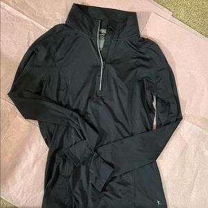 Danskin Now Black Semi-Fitted Pullover